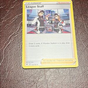 Pokemon Trainer League Staff Card